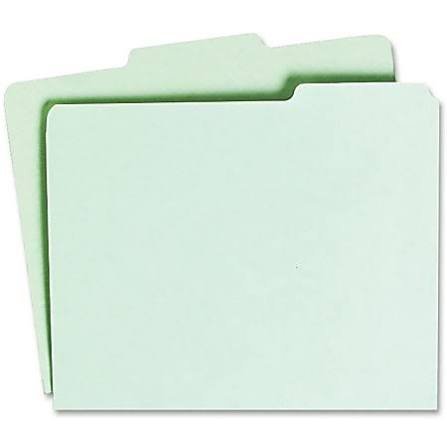 CARD, GUIDE, FILE, LIGHT GREEN, 9.500 X 11.750 INCHES