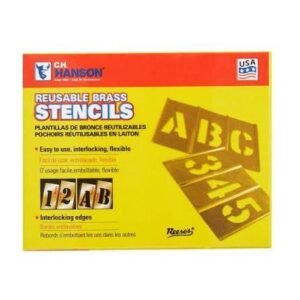 STENCIL SET, MARKING, 45 PIECES,