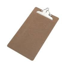 CLIPBOARD FILE, COMPOSITION BOARD, 9 X 12.5 INCHES