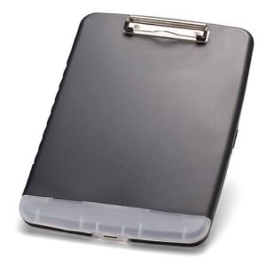 CLIPBOARD FILE, STORAGE BOX, SLIM, CHARCOAL,