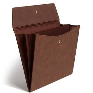 FILE, WORK ORGANIZER, BROWN, 9.88 X 11.88 INCHES
