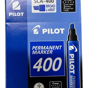 MARKER, TUBE TYPE, PERMANENT, CHISEL-TIP, BLUE