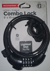 LOCK, CABLE, BICYCLE,