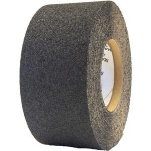 TAPE, ANTISLIP, ADHESIVE, OXIDE COURSE GRIT, FLAT BLACK,