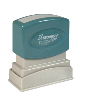 RUBBER STAMP, FIXED TYPE, RED,