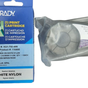 LABEL TAPE, PRESSURE SENSITIVE ADHESIVE, NYLON