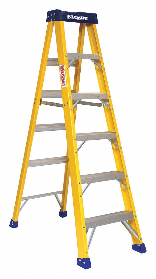 STEP LADDER, FIBERGLASS,