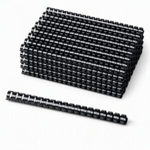 BINDING ELEMENT, COMB, PLASTIC, BLACK,