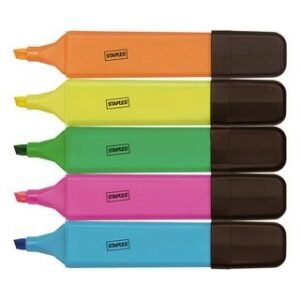 MARKER ASSORTMENT, TUBE TYPE, HIGHLIGHTER SET