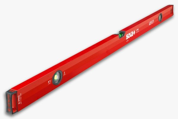 LEVEL (SPIRIT LEVEL SETS), ALUMINUM, RED