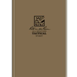 FIELD BOOK AND COVER, TAN,