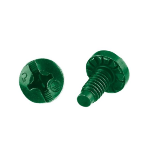 SCREW, BONDING, THREAD-FORMING, PHILLIPS, GREEN, M6 X 15 MM, PACKAGE (CONTAINS 100 EACH),