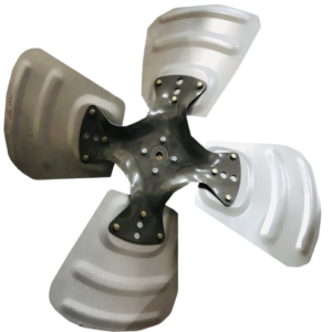 IMPELLER, FAN, AXIAL, 4 BLADE, STAINLESS STEEL,