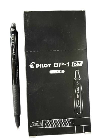 PEN, BALL-POINT, FINE, RETRACTABLE, BLACK