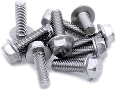 BOLT, HEX FLANGE HEAD, FULL THREADED,