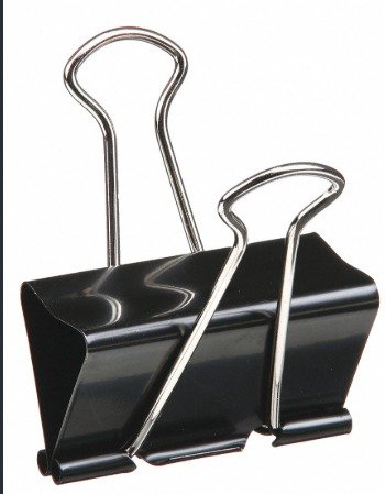 CLIP, PAPER, BINDER, MEDIUM, 1/2 INCH
