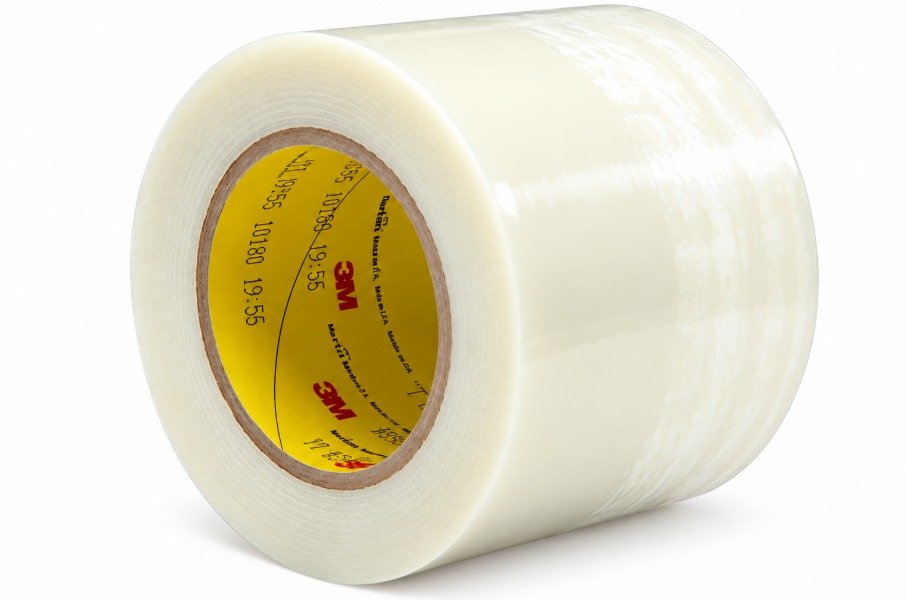 TAPE, PRESSURE SENSITIVE ADHESIVE, CLEAR, NATURAL, 3 INCHES X 60 YARDS