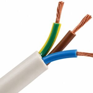 CABLE, POWER, ELECTRICAL, H05VV-F, BLACK, 3 CORE