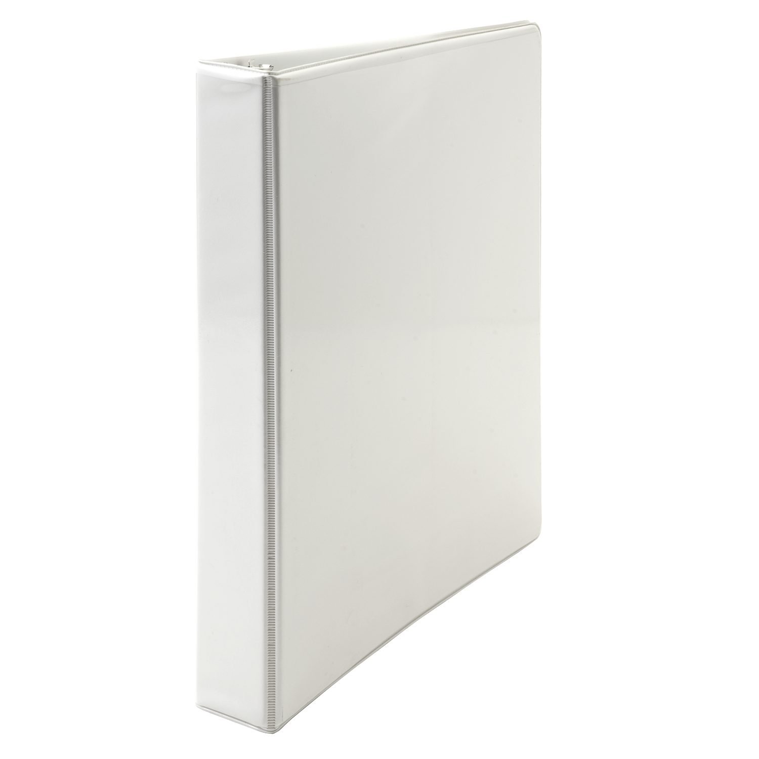 BINDER, LOOSE-LEAF, PLASTIC, VINYL, WHITE, 1 INCH