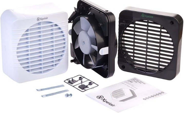 FAN, VENTILATING, SQUARE, 30W, 240V