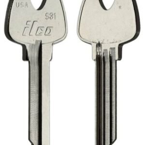 KEY BLANK, NICKEL SILVER
