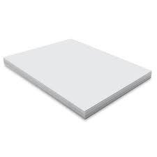 FOAM BOARD, SELF-ADHESIVE, WHITE,