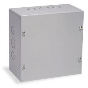 JUNCTION BOX,ENCLOSURE,WALL MOUNT,ELECTRIC,METAL,6X4X4 INCHES, WIEGMANN ,