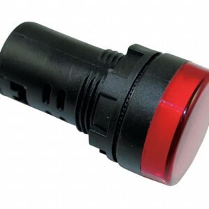 LIGHT, INDICATOR, LED, RED, 240V AC,