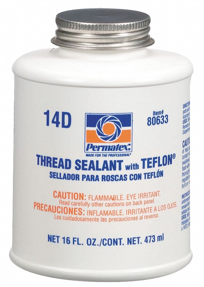 SEALING COMPOUND, THREAD, WHITE, 16 OZ