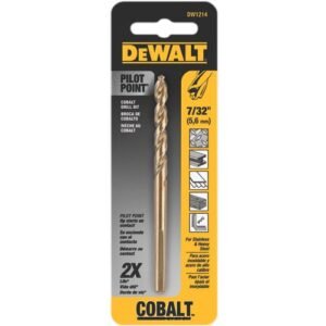DRILL, TWIST, BIT, PILOT POINT, COBALT STEEL,