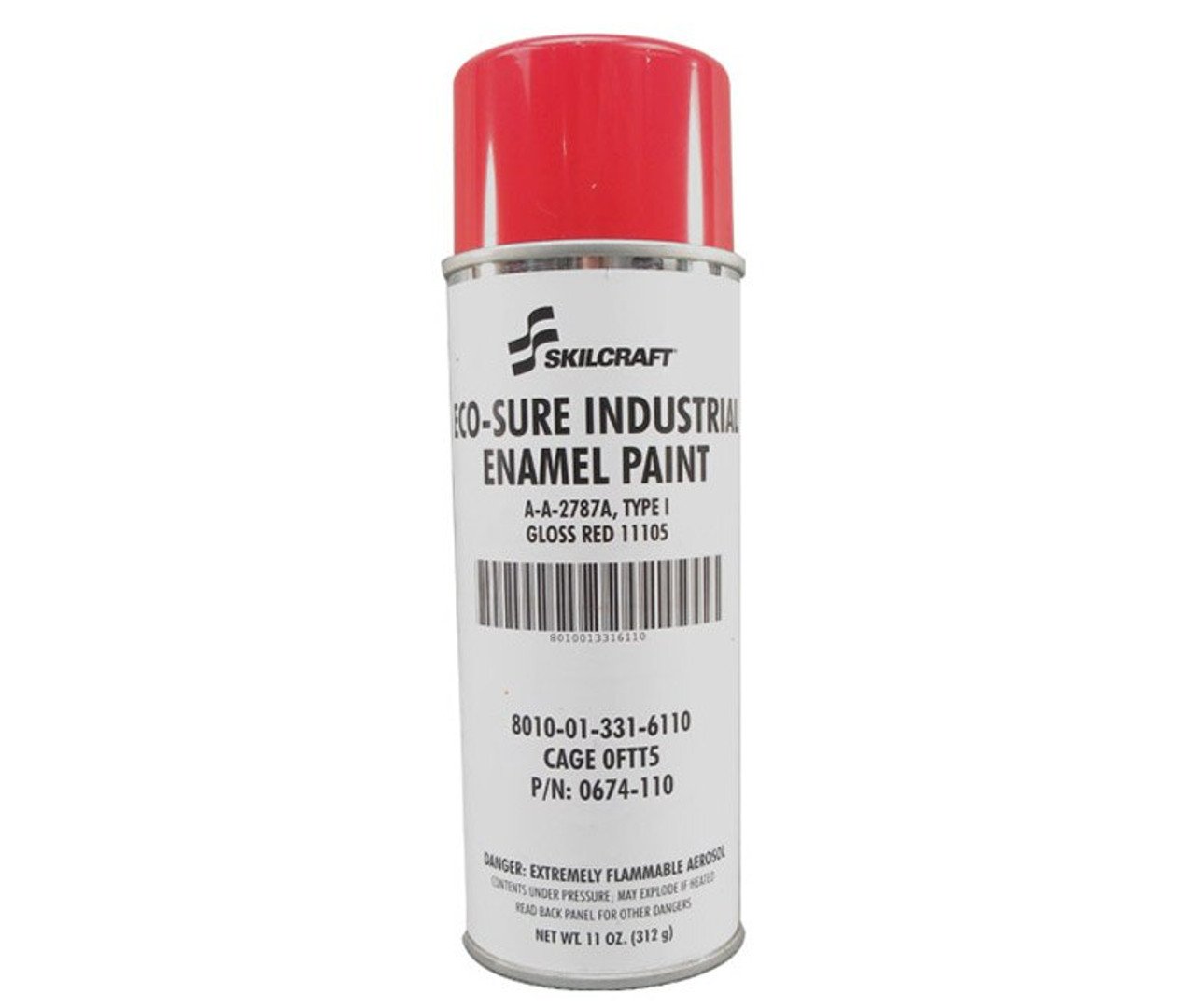 ENAMEL GLOSS SPRAY RED 11OZ