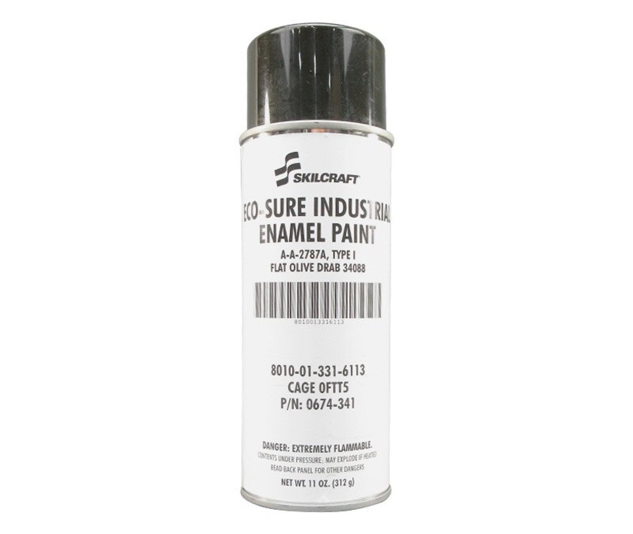 PAINT, ENAMEL, GLOSS, SPRAY, GRAY, 11 OZ