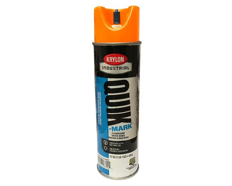 PAINT, INVERTED MARKING, FLUORESCENT ORANGE, 17 OZ ,