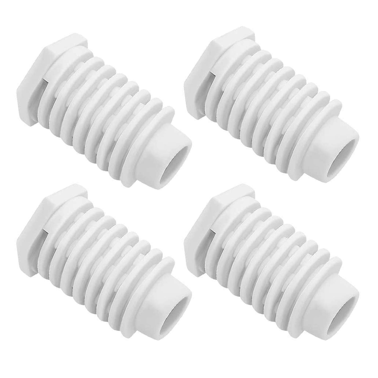LEG, LEVELING, DRYER, PLASTIC, WHITE