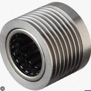 PULLEY AND CLUTCH ASSEMBLY, METAL, SILVER,