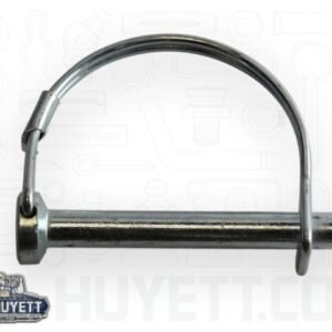 SNAP HOOK, SAFETY PIN, ROUND, TWO WIRE, STEEL,