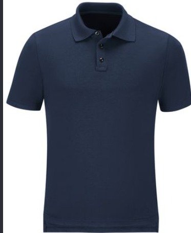 SHIRT, MAN'S, POLO, SHORT SLEEVE, NFPA, COTTON, NAVY,