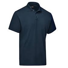 SHIRT, MAN'S, POLO, SHORT SLEEVE, NFPA, COTTON, NAVY