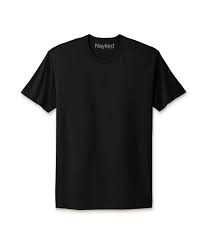 SHIRT, MAN'S, SHORT SLEEVE, ROUND NECK, COTTON, BLACK