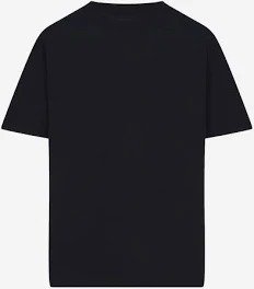 SHIRT, MAN'S, SHORT SLEEVE, ROUND NECK, COTTON, BLACK