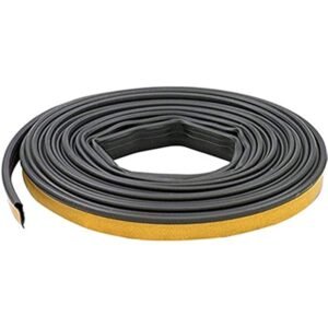 GASKET, ADHESIVE, RUBBER, BACKED FIRE/SMOKE, GRAY, 1/2 X 1/4 INCH X 21 FEET, ASSA ABLOY,