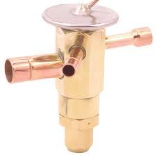 VALVE, EXPANSION, THERMOSTATIC, BRASS, R-134A, 11 TON,