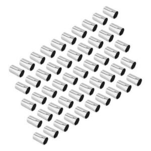 END CAP, BRAKE CABLE, METAL, SILVER,