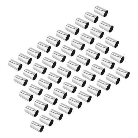 END CAP, BRAKE CABLE, METAL, SILVER,