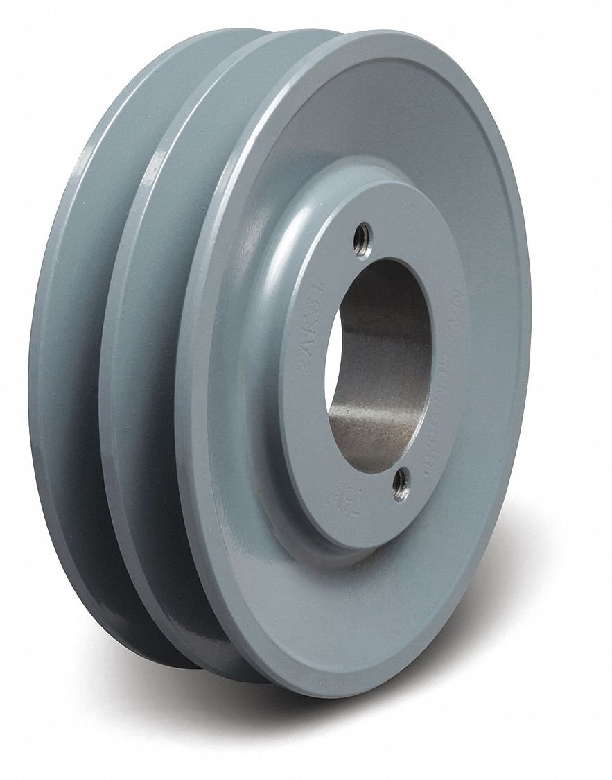PULLEY, V-BELT, IRON,