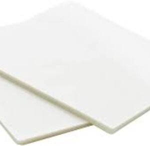 PLASTIC SHEET, LAMINATED, DECORATIVE, CLEAR, 5 MM X 9 X 11.5 INCHES, MANUFACTURER: NATIONAL INDUSTRIES FOR THE BLIND, MODEL: 9330-00-NIB-0007, 9330016412250,