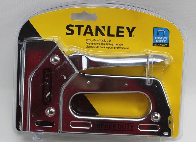 TACKER, HEAVY-DUTY, STEEL, CHROME,
