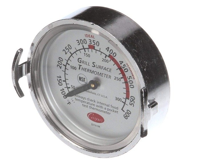 GRILL THERMOMETER, 2.5" DIAL