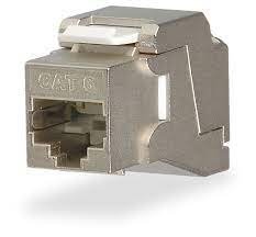 JACK, KEYSTONE, CAT6, 22-24 AWG