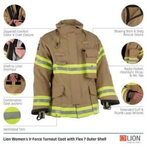 COAT, STRUCTURAL GEAR, NFPA 1971 COMPLIANT